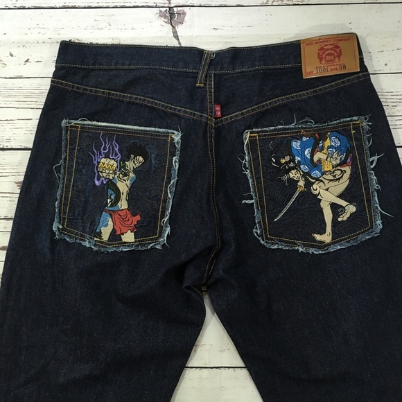 red monkey company jeans